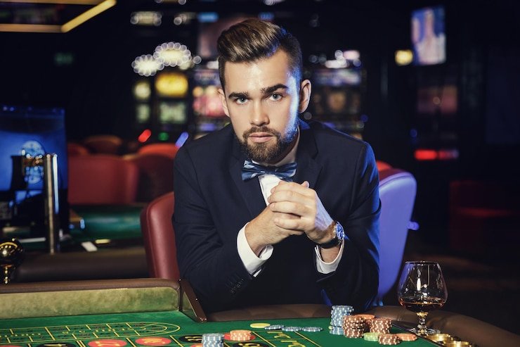 Antarmuka meja Free Bet Blackjack dengan pilihan taruhan bebas